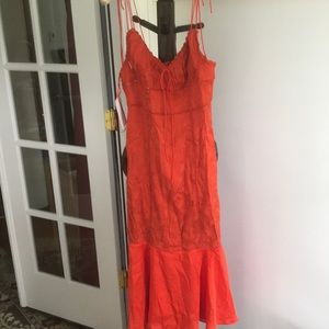 NWT Free People Athena Midi Dress Sz 4